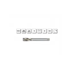 HSS - E DIN 376/C Metrik Normal Vidalı Helis Kanallı Makina Kılavuzu M24