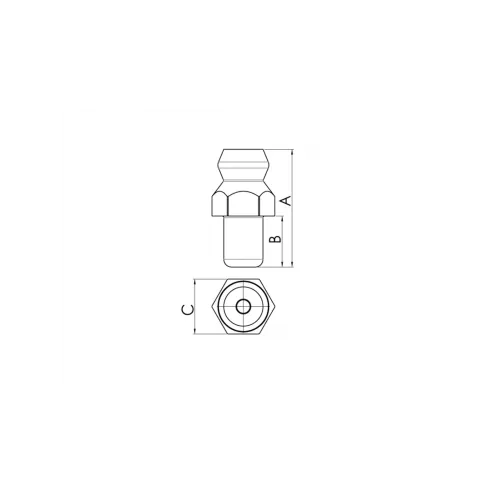 1/2 Düz Gresörlük H1 DIN 71412