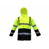 JUNIOR JN1013 Waterproof Fosforlu Oxford Parka Sarı Lacivert S beden