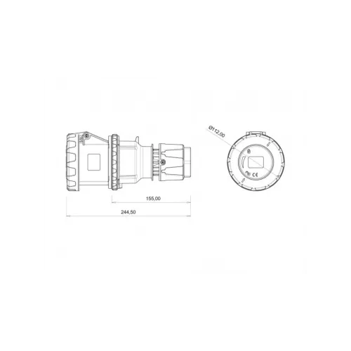 CEE Norm Uzatma Priz BC1-4504-7312