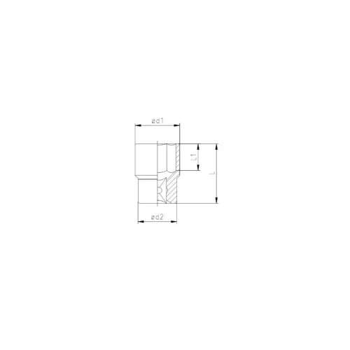1113 Altı Köşe Lokma Anahtar 1/2" 19 mm