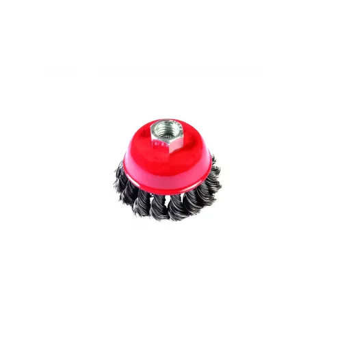 100 mm Burgulu Çanak Tel Fırça GFB5132