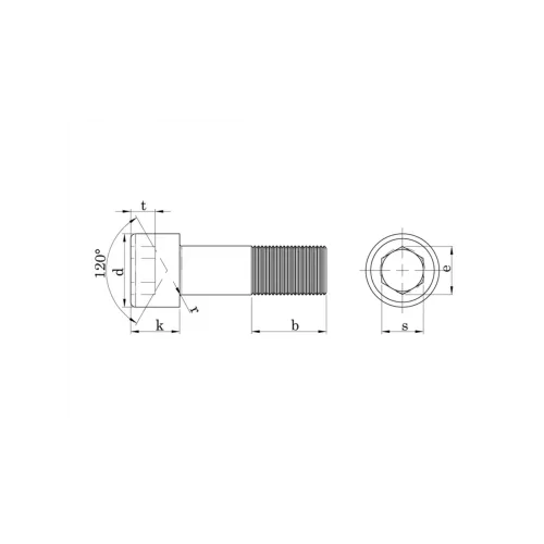 M10x130 İmbus Cıvata DIN 912