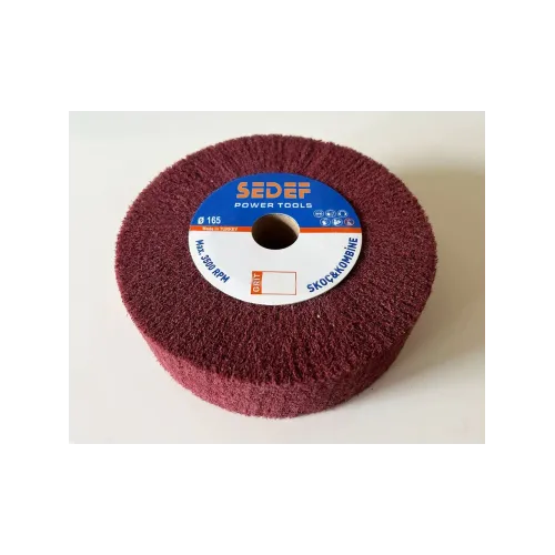 165x30x25 Flanşlı Elyaf Mop Zımpara Coarse SERT AM