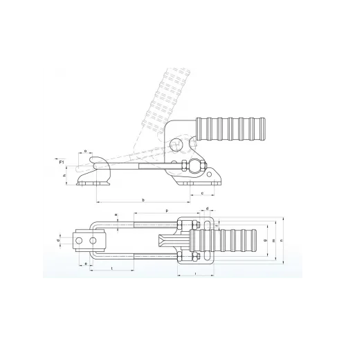 610-4 Kancalı Klamp İtme Çekme