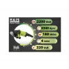 HAİS Büyük Taşlama 180 mm 2200 Watt BAG1008ÜYÜK TAŞLAMA BAG1008/180MM, 2200 WATT