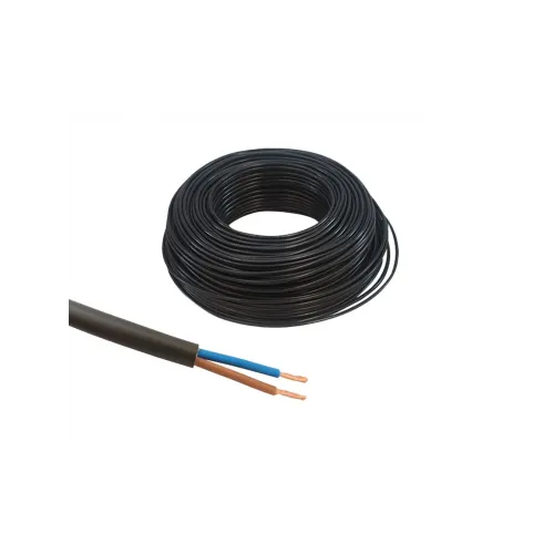 TTR Kablo Siyah 2x0.75 mm H05VV-F