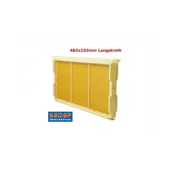 Plastik Temel Petekli Çerçeve (İşçi arı - Langstroth) 02560