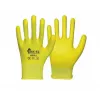 BAY-EL No:10 Sarı 1/2 Nitril Kaplı Zebra Örme Sarı Extra Naylon Eldiven EL006