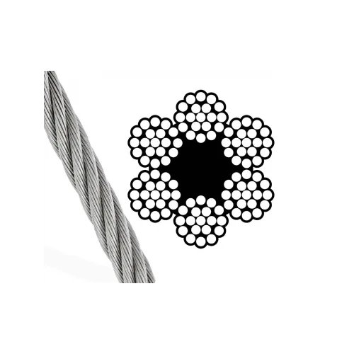 6X19 FC Kendir Özlü Çelik Halat 8 mm