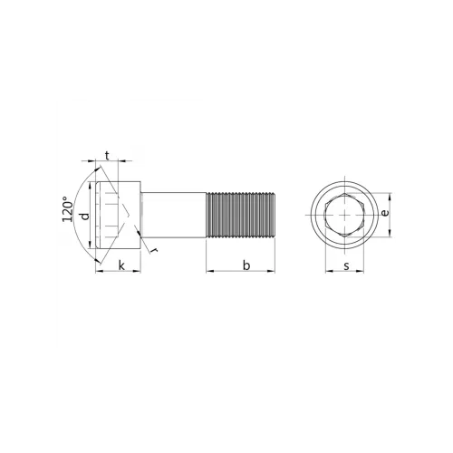 M12x30 Inox İmbus Cıvata DIN 912