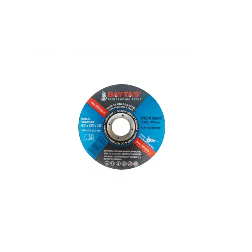 İnox Kesici Taş 115x1.0 mm MK0188