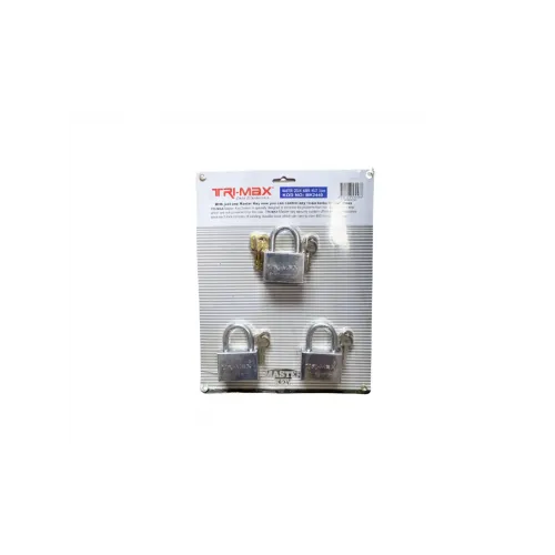 Trimax Master Çelik Asma Kilit 55 mm 3'lü Set MK2440