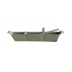 Kayık Yemlik Gri 485x110 mm 02404