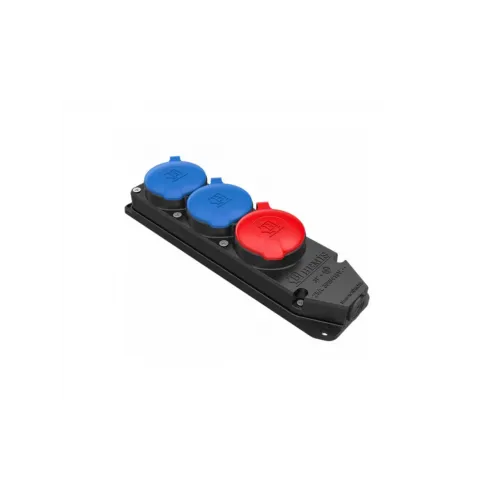 BK6-2504-4613 Trifaze 3'lü Duvar Priz 1 Trifaze 2 Monofaze