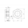 M8 Inox Fiberli Somun DIN 985