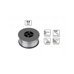 SEDEF 0.8mm Özlü Kaynak Teli 1kg Ambalaj 26251
