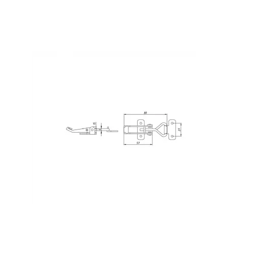 YİVLİ KAPUT KİLİDİ 86501