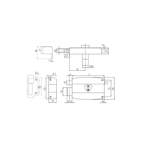 KALE 157 A Tirajlı Kilit