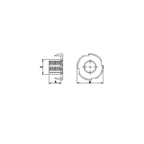 M6 Ağaç Somun DIN 1624