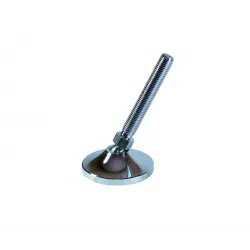 D100 16x60 Çelik Tabanlı Cıvatalı Mafsallı Krom Kaplı Ayak CM Serisi