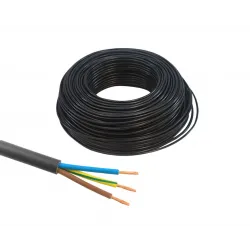 TTR Kablo Siyah Ekonomik 3x1.5 mm H05VV-F