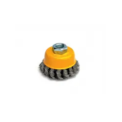 100 mm Burgulu Çanak Paslanmaz Tel Fırça GFB 5137