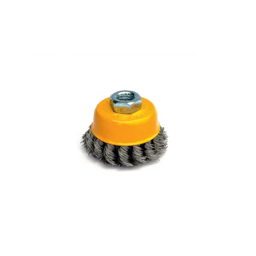 100 mm Burgulu Çanak Paslanmaz Tel Fırça GFB 5137