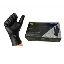 JUNIOR MG L ELMAS DOKULU BALIK SIRTI ÇİFT TARAF NİTRİL ELDİVEN