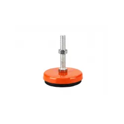 D80 M12x100 Kauçuk Taban Boyalı Makine Ayak SLB Seri