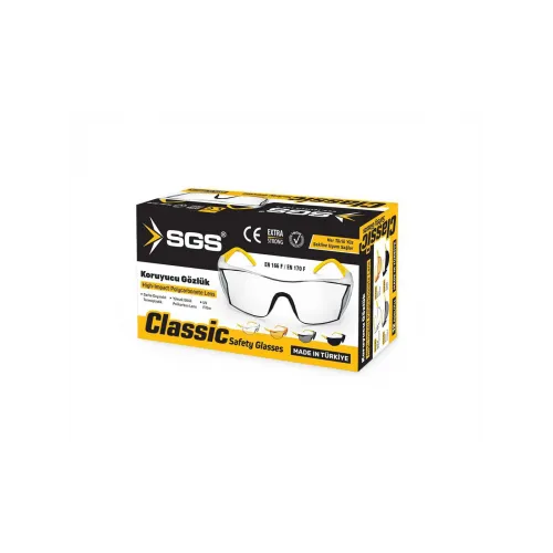 SGS Siyah Koruyucu Gözlük SGS305