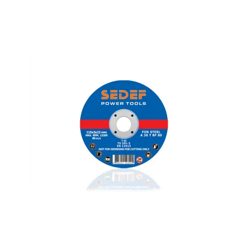 SEDEF Metal Kesici Disk 115x3 mm