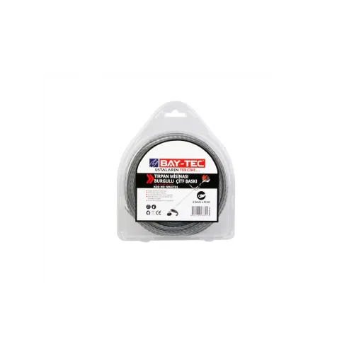 Burgulu Çift Baskı Tırpan Misinası 3.3 mm x 46 mt MK4750