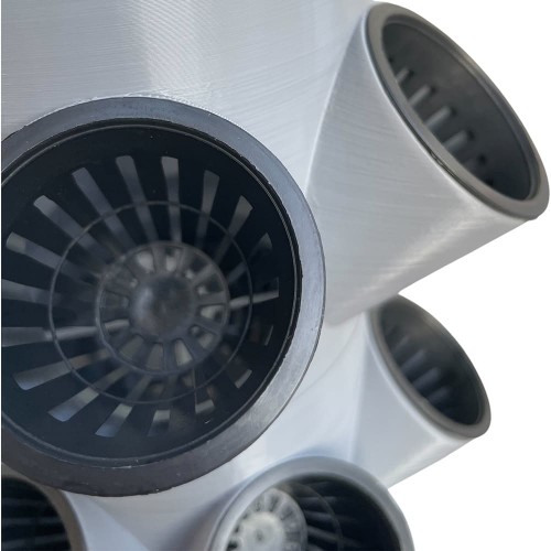 Topraksız Tarım Hobi Seti 24'lü Kule - Gri