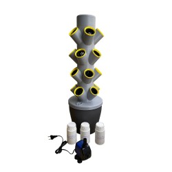 Ev Tipi Dikey Hidroponik Bahçe (20'li) - Topraksız Tarımın En Pratik ve Estetik Hali!