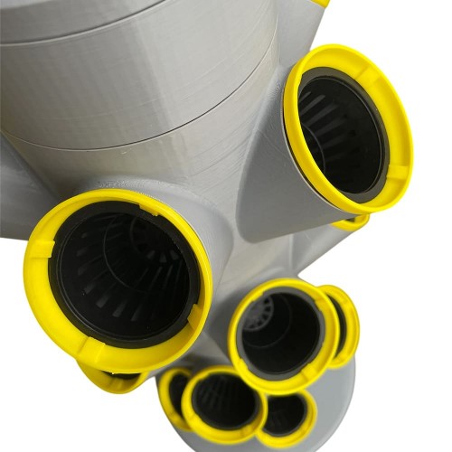 Ev Tipi Dikey Hidroponik Bahçe (20'li) - Topraksız Tarımın En Pratik ve Estetik Hali!